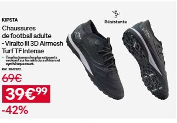 Chaussures de football adulte - Viralto III 3D Airmesh Turf TF Intense