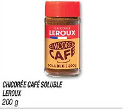 CHICORÉE CAFÉ SOLUBLE LEROUX 200 g