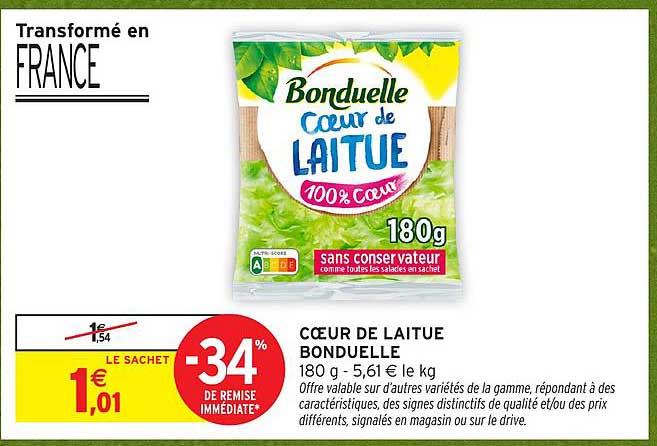 CŒUR DE LAITUE BONDUELLE