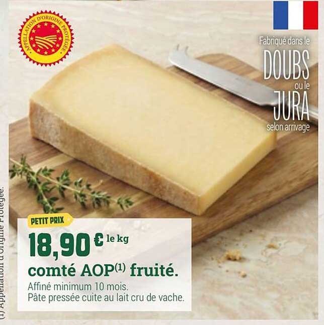 comté AOP fruité
