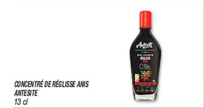 CONCENTRÉ DE RÉGLISSE ANIS ANTESTIE 13 cl