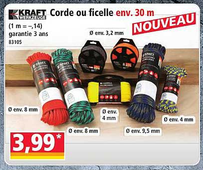 Corde ou ficelle env. 30 m