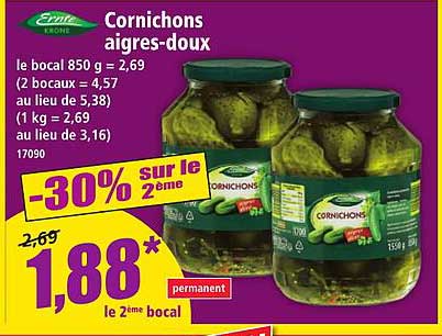 Cornichons aïres-doux