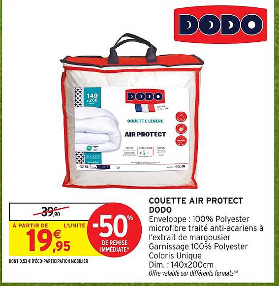 COUETTE AIR PROTECT DODO