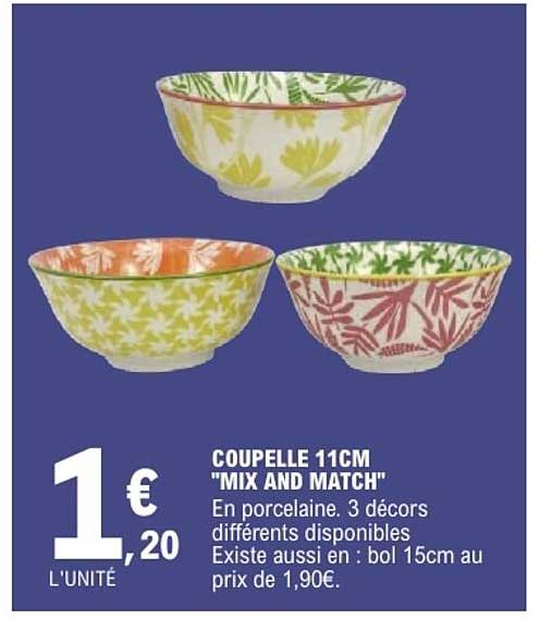 COUPELLE 11CM "MIX AND MATCH"