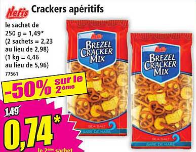 Crackers apéritifs
