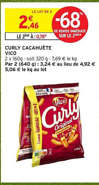 CURLY CACAHUÈTE VICO