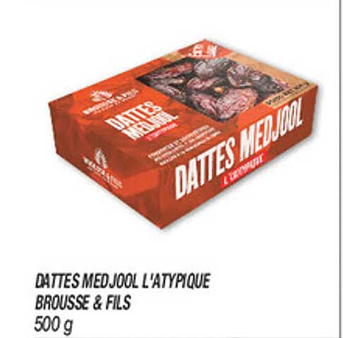 DATTES MEDJOOL L'ATYPIQUE BROUSSE & FILS 500 g