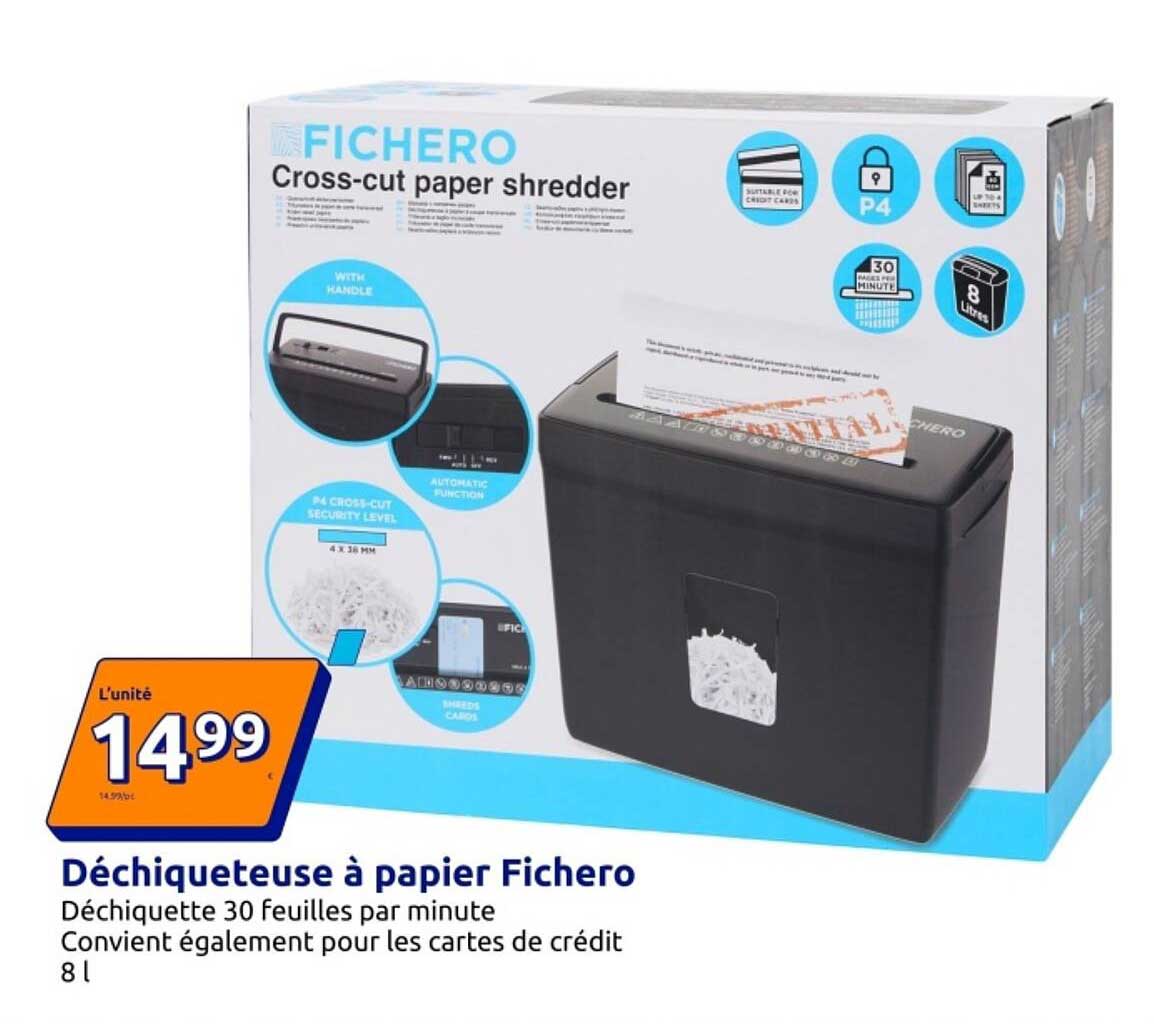 Déchiqueteuse à papier Fichero