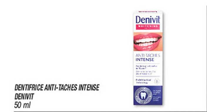 DENTIFRICE ANTI-TACHES INTENSE DENTIVIT 50 ml