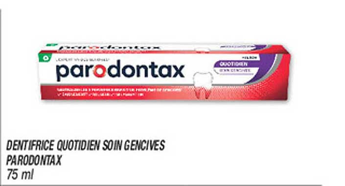 DENTIFRICE QUOTIDIEN SOIN GENCIVES PARODONTAX 75 ml