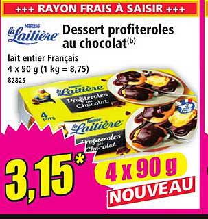 Dessert profiteroles au chocolat(b)