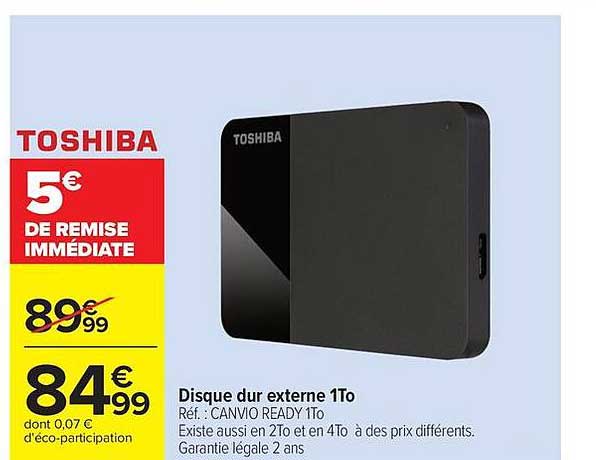 Disque dur externe 1To