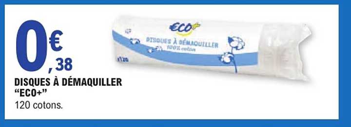 DISQUES À DÉMAQUILLER "ECO+"