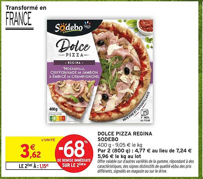 DOLCE PIZZA REGINA SODEBO