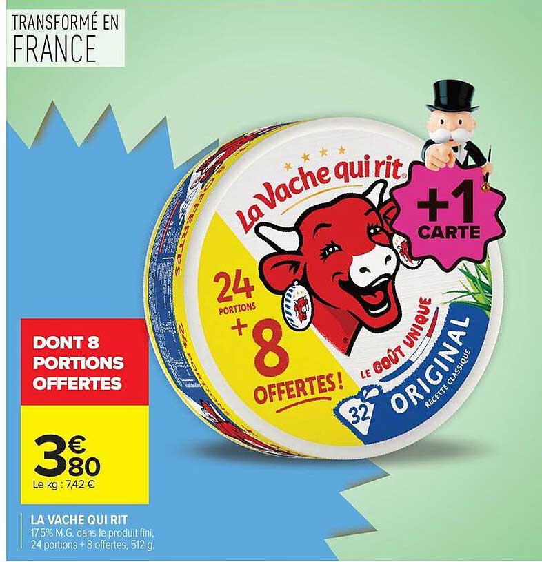 DONT 8 PORTIONS OFFERTES