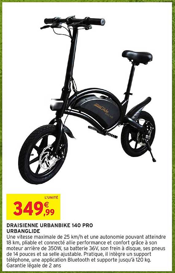 DRAISIENNE URBANBIKE 140 PRO URBANGLIDE