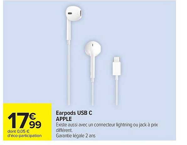 Earpods USB C APPLE