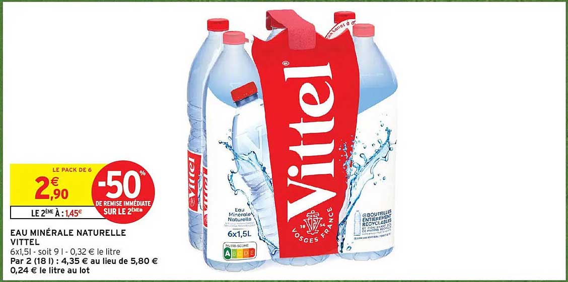 EAU MINÉRALE NATURELLE VITTEL