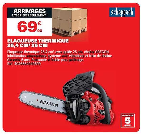ELAGUEUSE THERMIQUE 25,4 CM3 25 CM