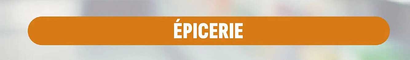 ÉPICERIE