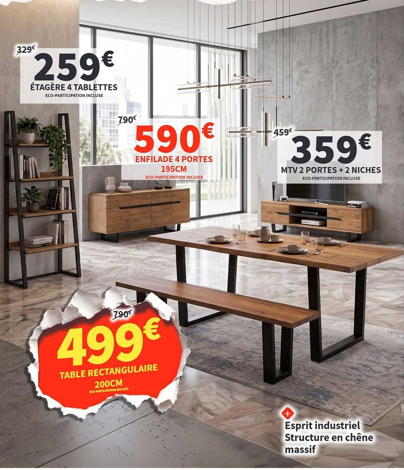 ÉTAGÈRE 4 TABLETTES