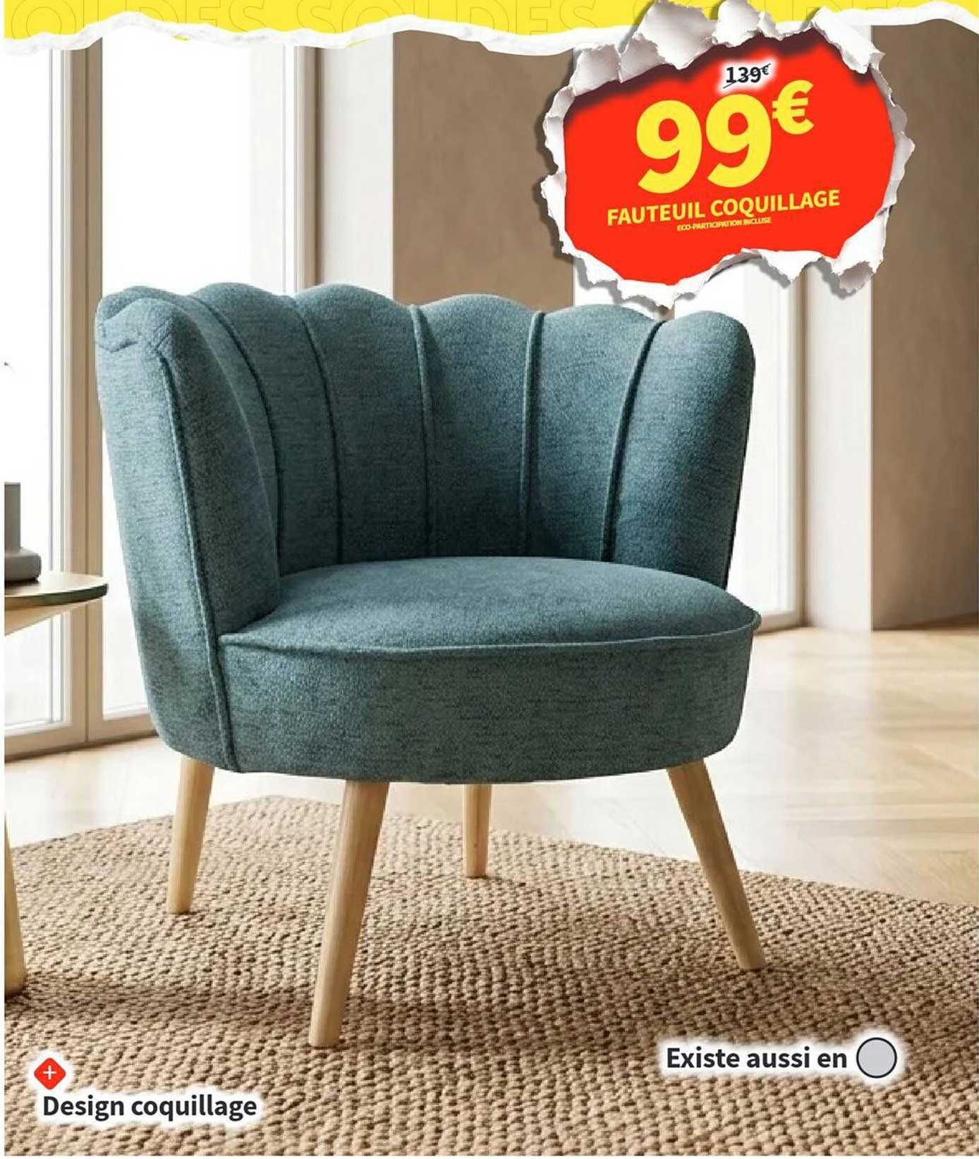 FAUTEUIL COQUILLAGE