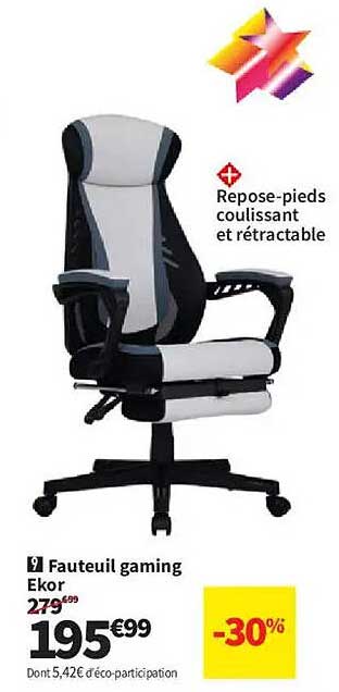 Fauteuil gaming Ekor