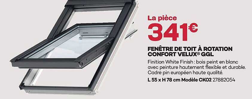 FENÊTRE DE TOIT À ROTATION CONFORT VELUX® GGL