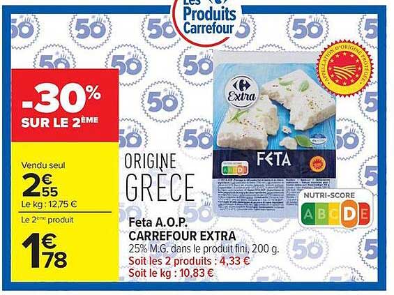 Feta A.O.P. CARREFOUR EXTRA