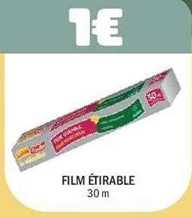 FILM ÉTIRABLE 30 m