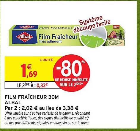 FILM FRAÎCHEUR 30M ALBAL