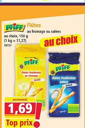 Flûtes au fromage ou salées