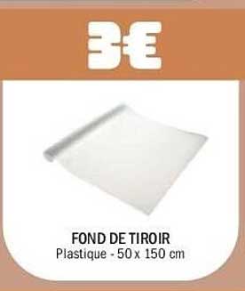 FOND DE TIROIR Plastique - 50 x 150 cm