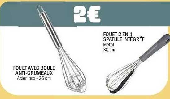 FOUET AVEC BOULE ANTI-GRUMEAUX