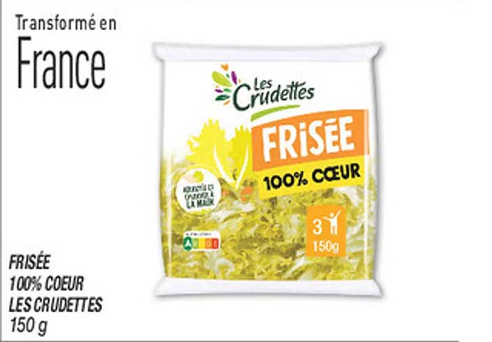 FRISÉE 100% COEUR LES CRUDETTES 150 g