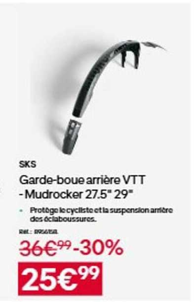 Garde-boue arrière VTT - Mudrocker 27.5" 29"