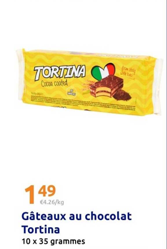 Gâteaux au chocolat Tortina