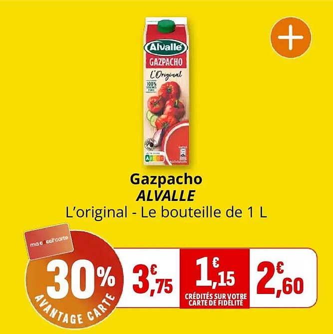 Gazpacho ALVALLE L’original - Le bouteille de 1 L