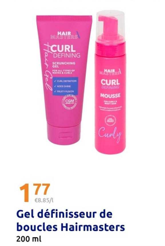 Gel définisseur de boucles Hairmasters 200 ml