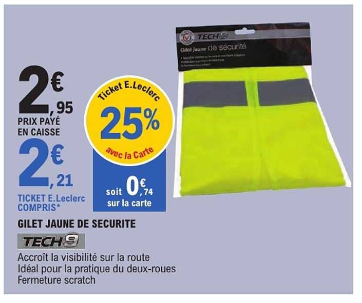 GILET JAUNE DE SECURITE