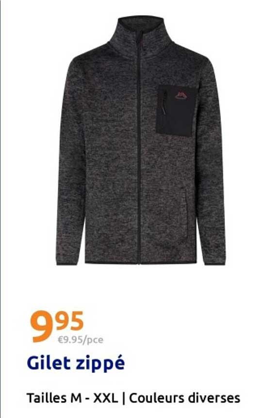 Gilet zippé