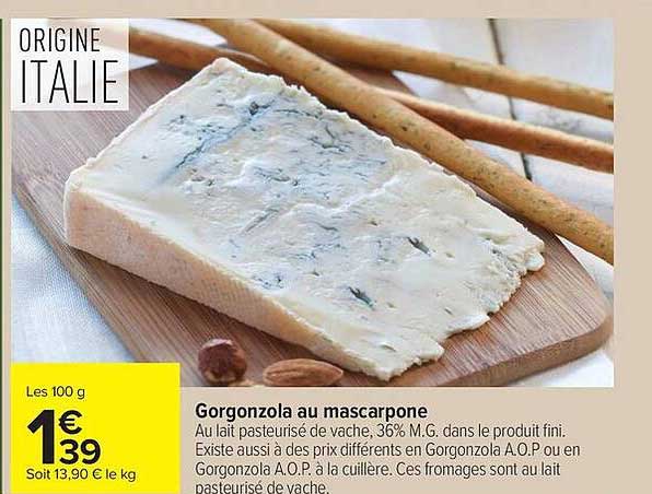 Gorgonzola au mascarpone