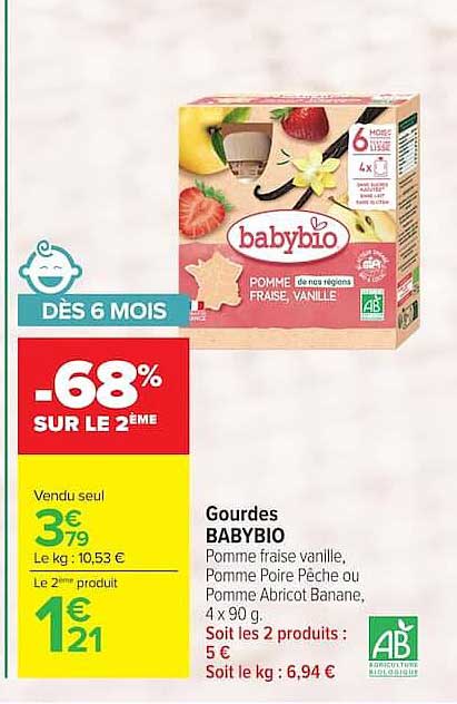Gourdes BABYBIO