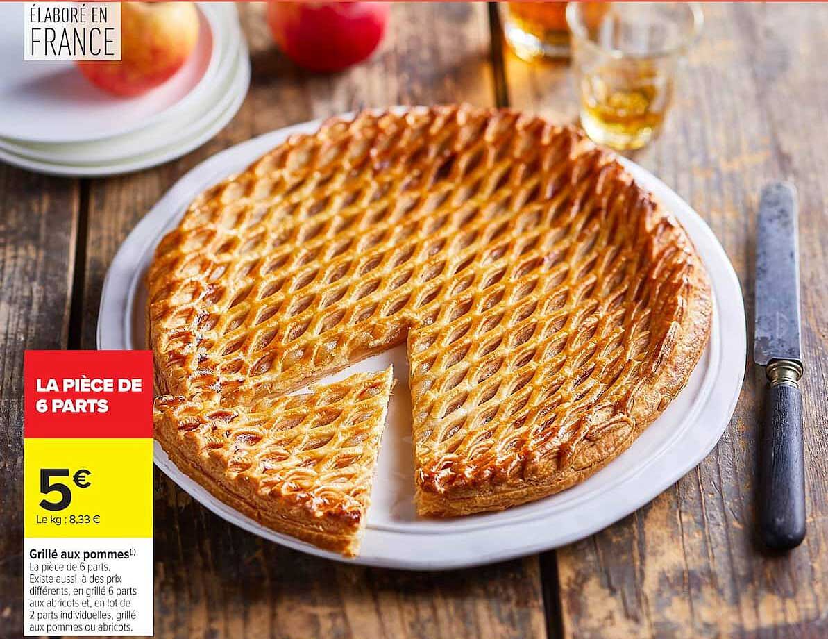 Grillé aux pommes