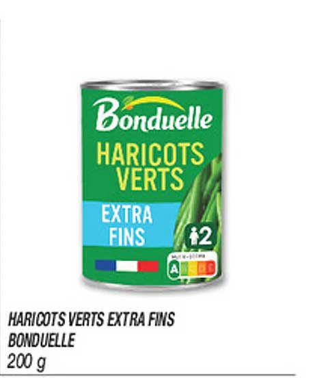 HARICOTS VERTS EXTRA FINS BONDUELLE 200 g
