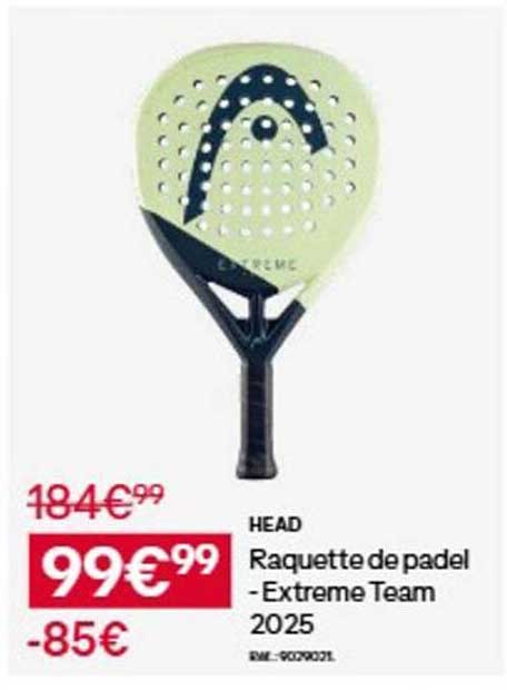 HEAD Raquette de padel - Extreme Team 2025