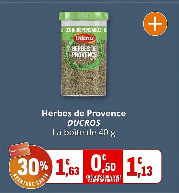 Herbes de Provence DUCROS La boîte de 40 g