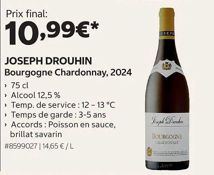 JOSEPH DROUHIN Bourgogne Chardonnay, 2024