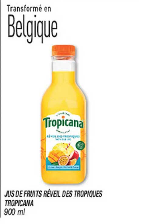 JUS DE FRUITS RÉVEIL DES TROPIQUES TROPICANA 900 ml